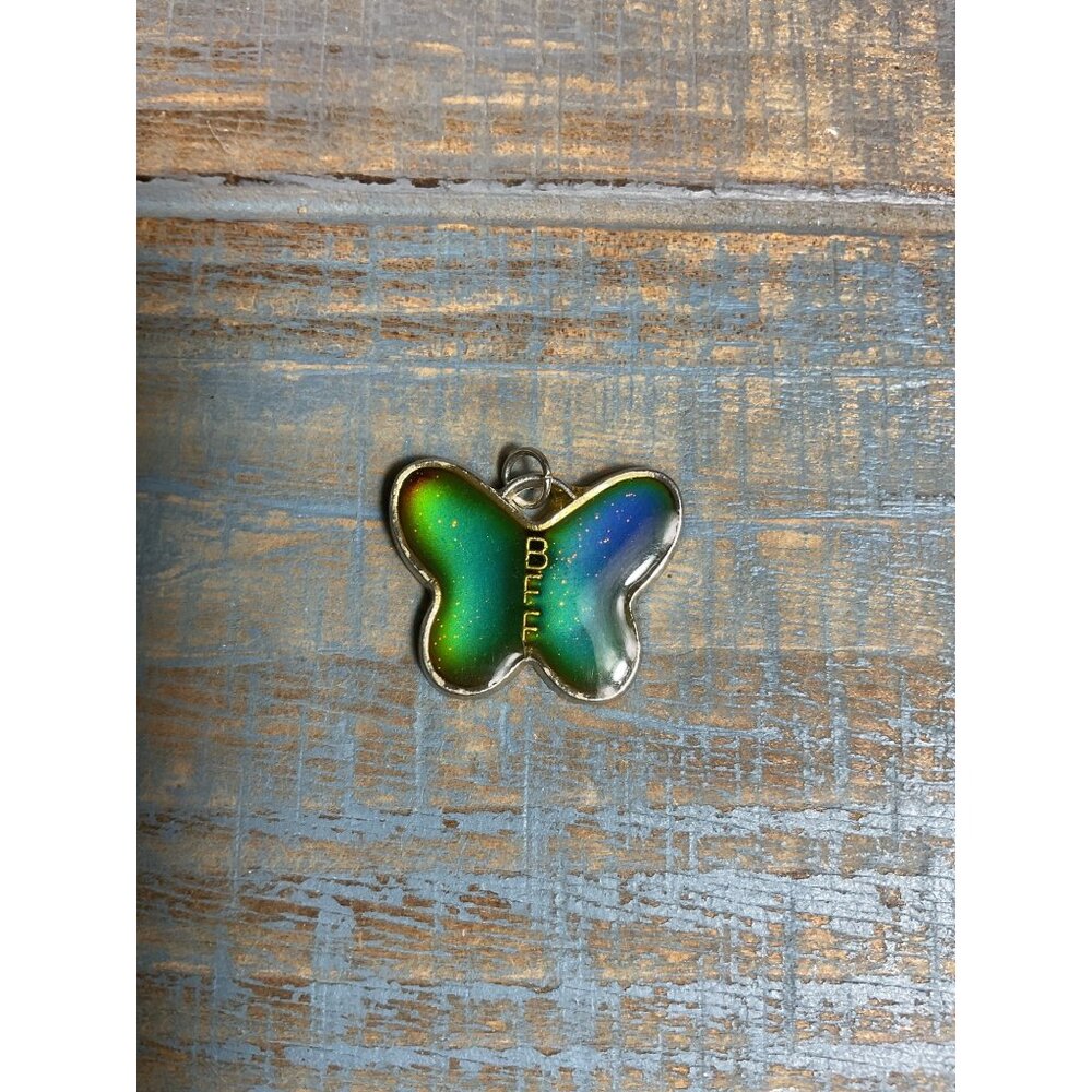 Butterfly "BFF" Rainbow Pendant or Charm